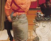 Lesbia with her Sparrow - 约翰·威廉·格维得